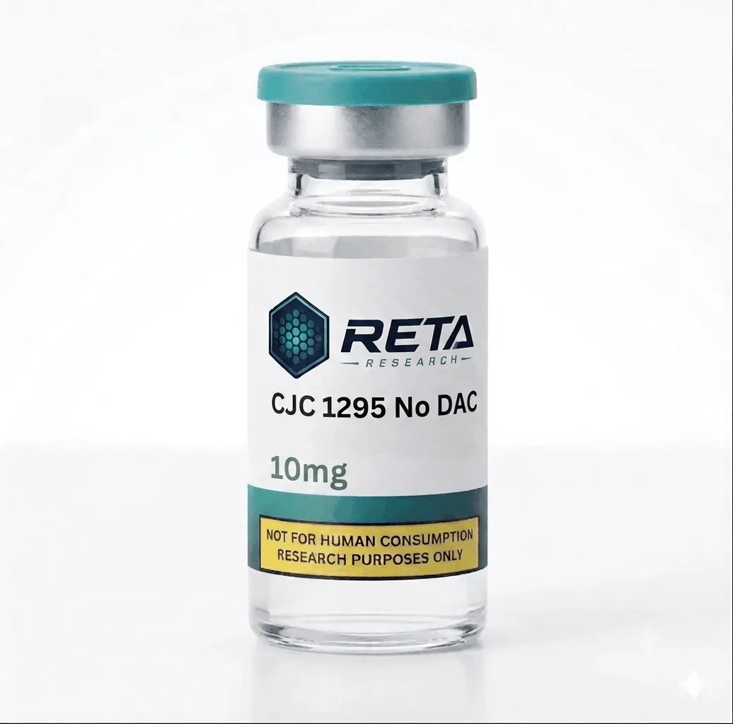 CJC-1295 No DAC 10mg research peptide vial - Reta Research